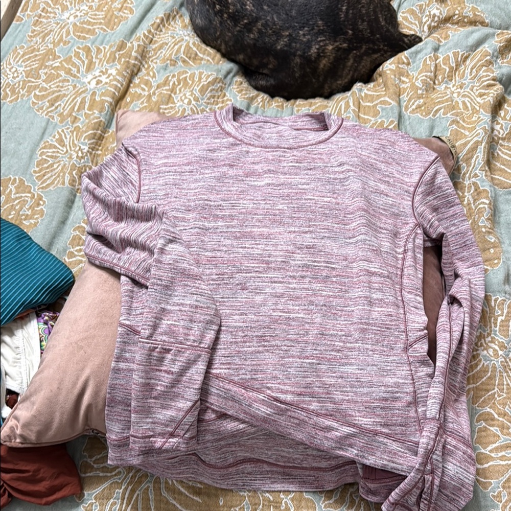 Lululemon Athletica Purple Fitted Sweatshirt